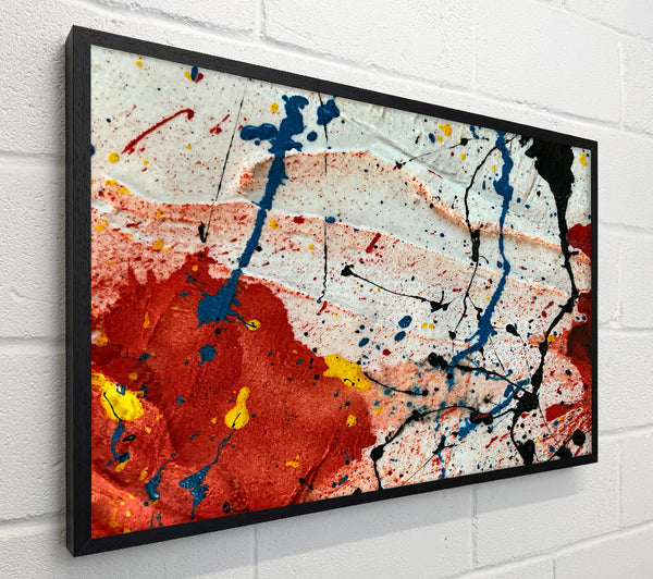 Red And Black Splattering