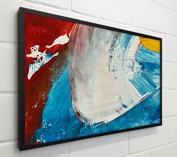 White And Blue Flow