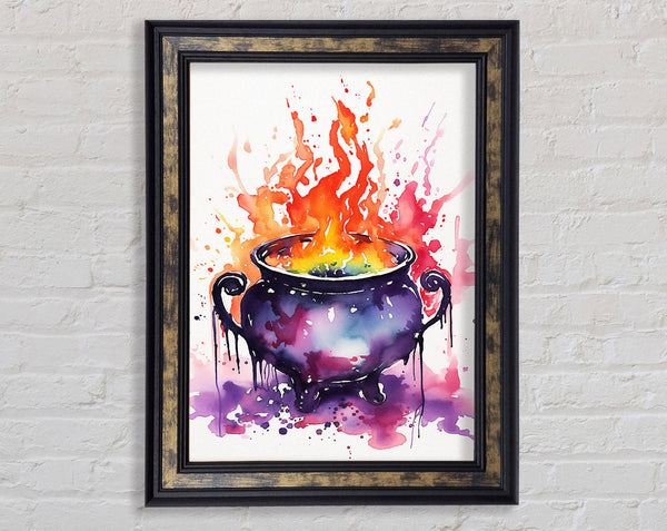 The Cauldron Of Colour Framed Print