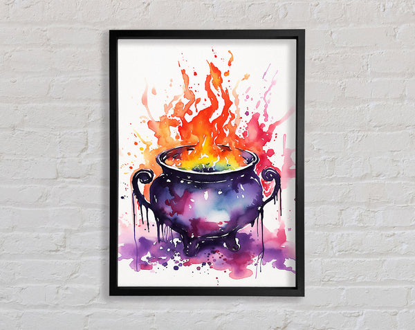 The Cauldron Of Colour Framed Print
