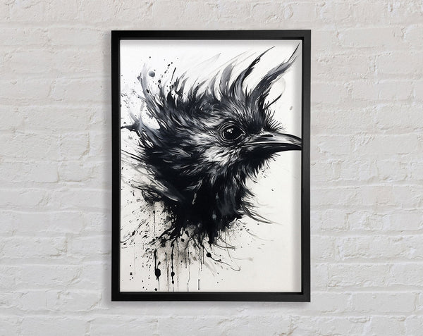 The Crow Face Framed Print