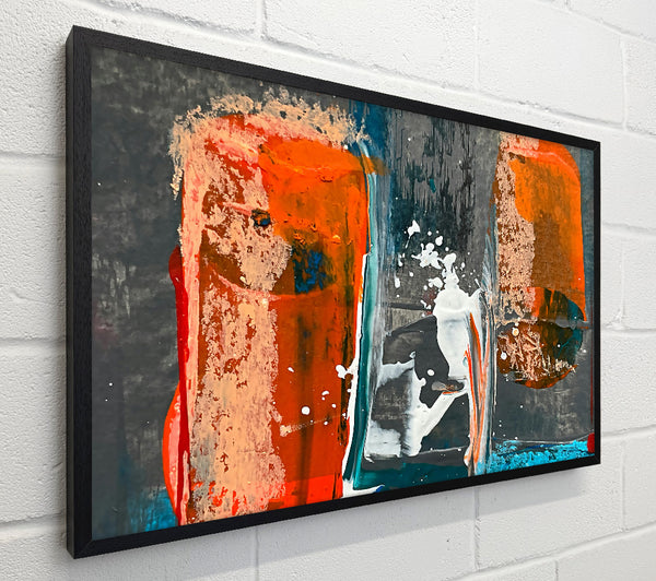 Orange Splashes Of Color