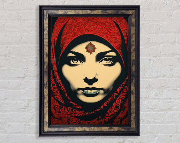 The Face Of Being Framed Print
