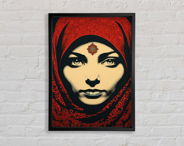 The Face Of Being Framed Print