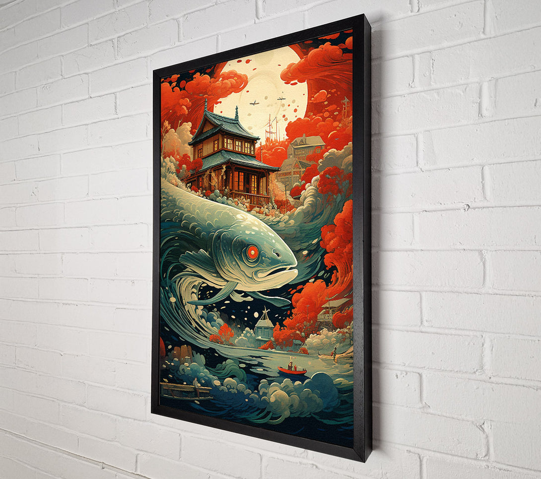  A Canvas Print of The Fish In China Canvas Wall Art