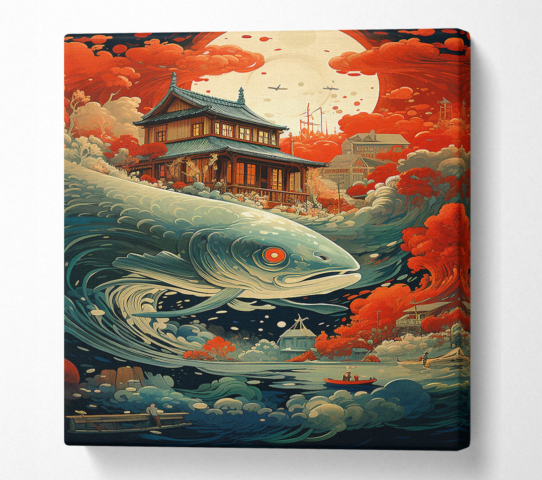  A Canvas Print of The Fish In China Canvas Wall Art