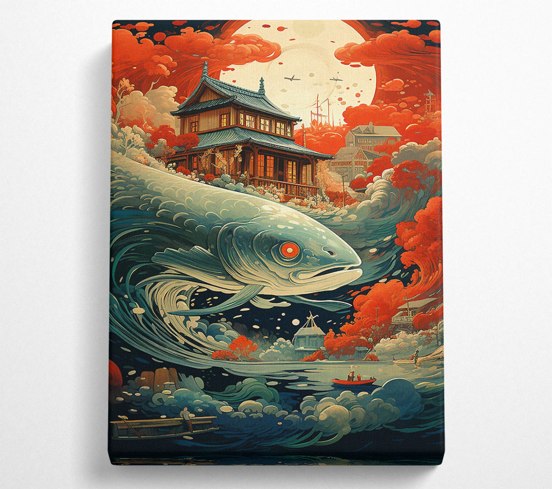  A Canvas Print of The Fish In China Canvas Wall Art