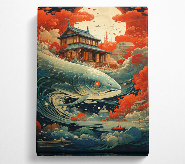  A Canvas Print of The Fish In China Canvas Wall Art