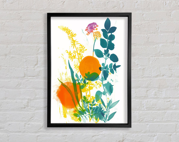 The Floral Spring Time Framed Print