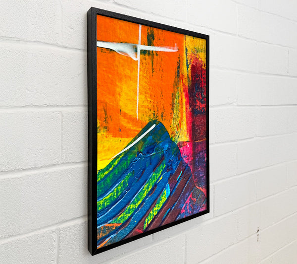 Orange Abstract Wave