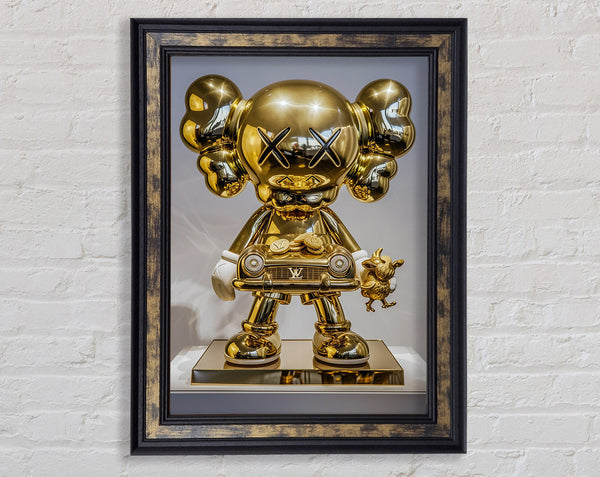The Gold Trophy Framed Print