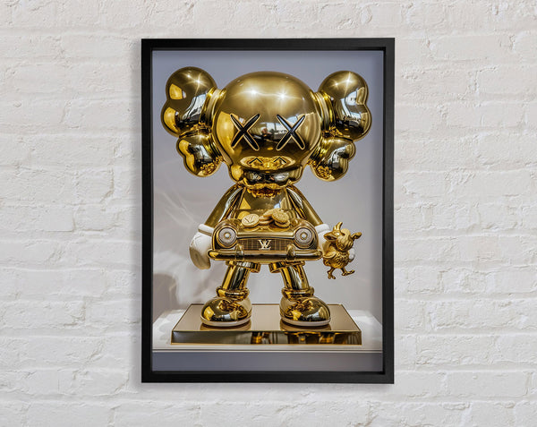 The Gold Trophy Framed Print