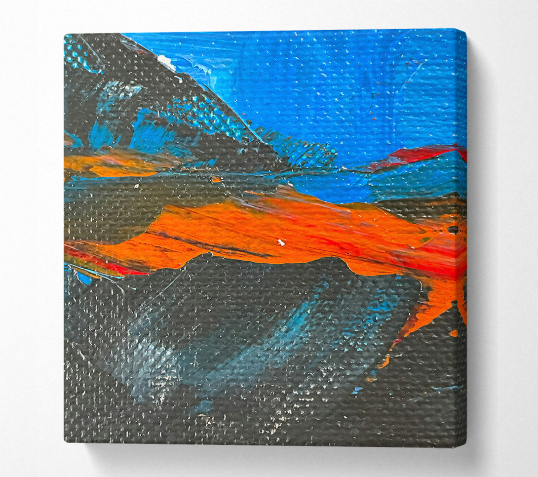  A Canvas Print of Crimson Orange Dreamscape Canvas Wall Art