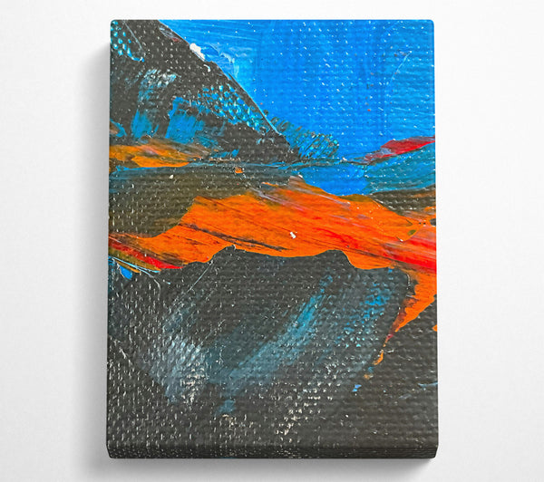  A Canvas Print of Crimson Orange Dreamscape Canvas Wall Art