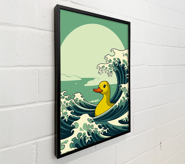The Great Wave Rubber Duck