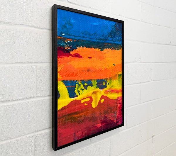Orange Sunset Drips