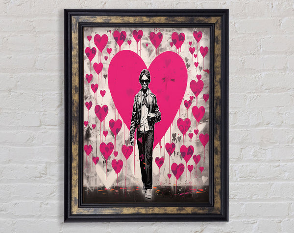 The Heart Of Fashion Framed Print