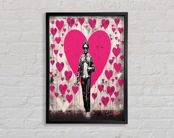The Heart Of Fashion Framed Print