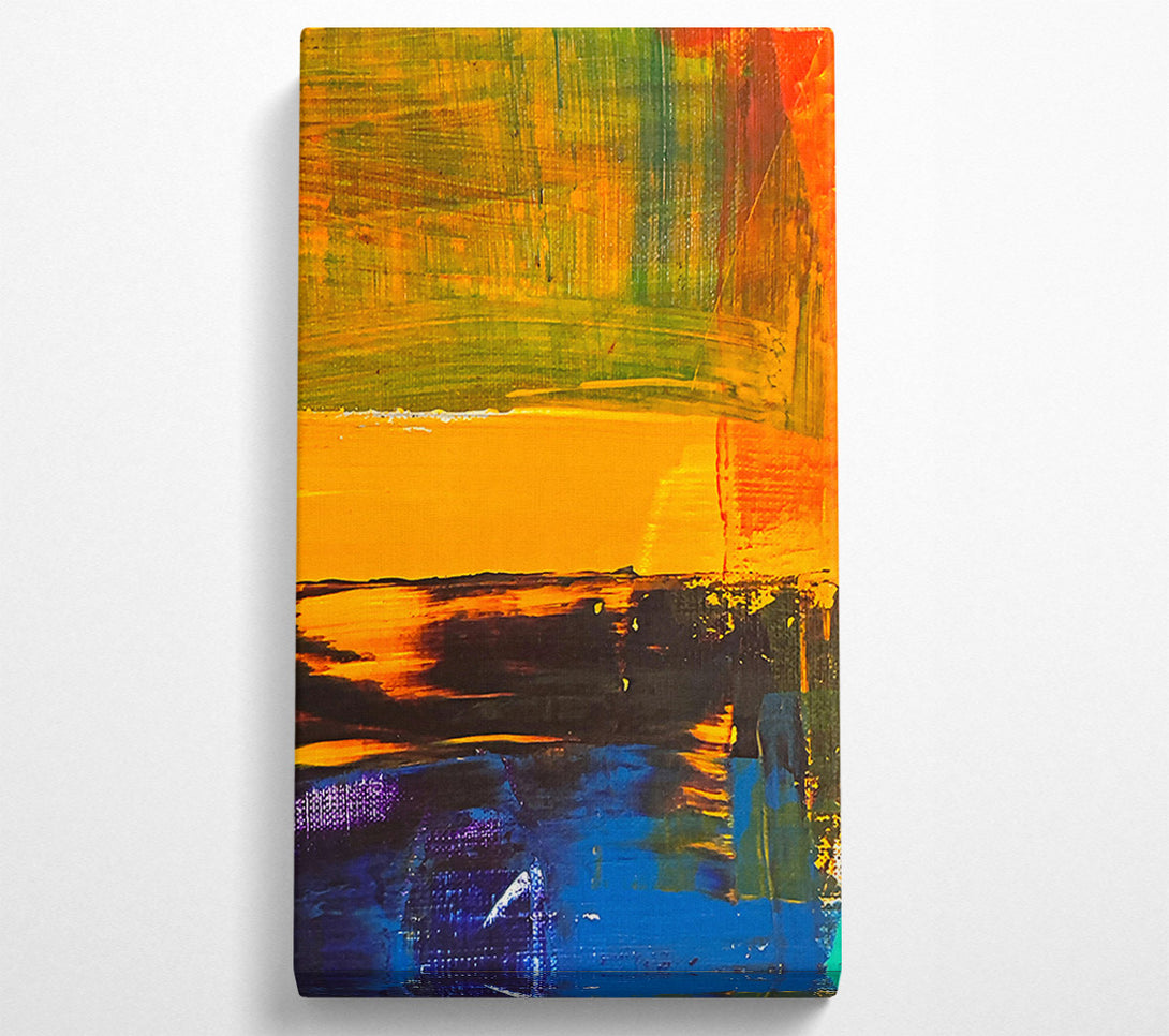  A Canvas Print of Orange Horizon Hues Canvas Print