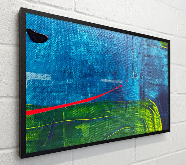 Teal & Red Horizon