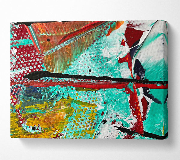  A Canvas Print of Turquoise Abstract Dream Canvas Print