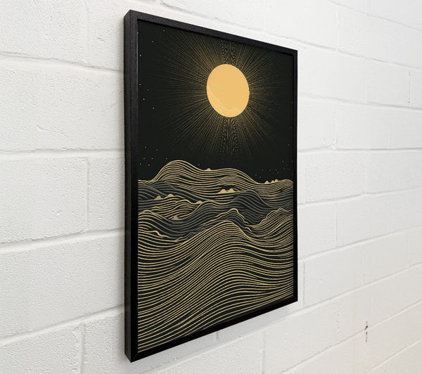 The Moon Above The Waves