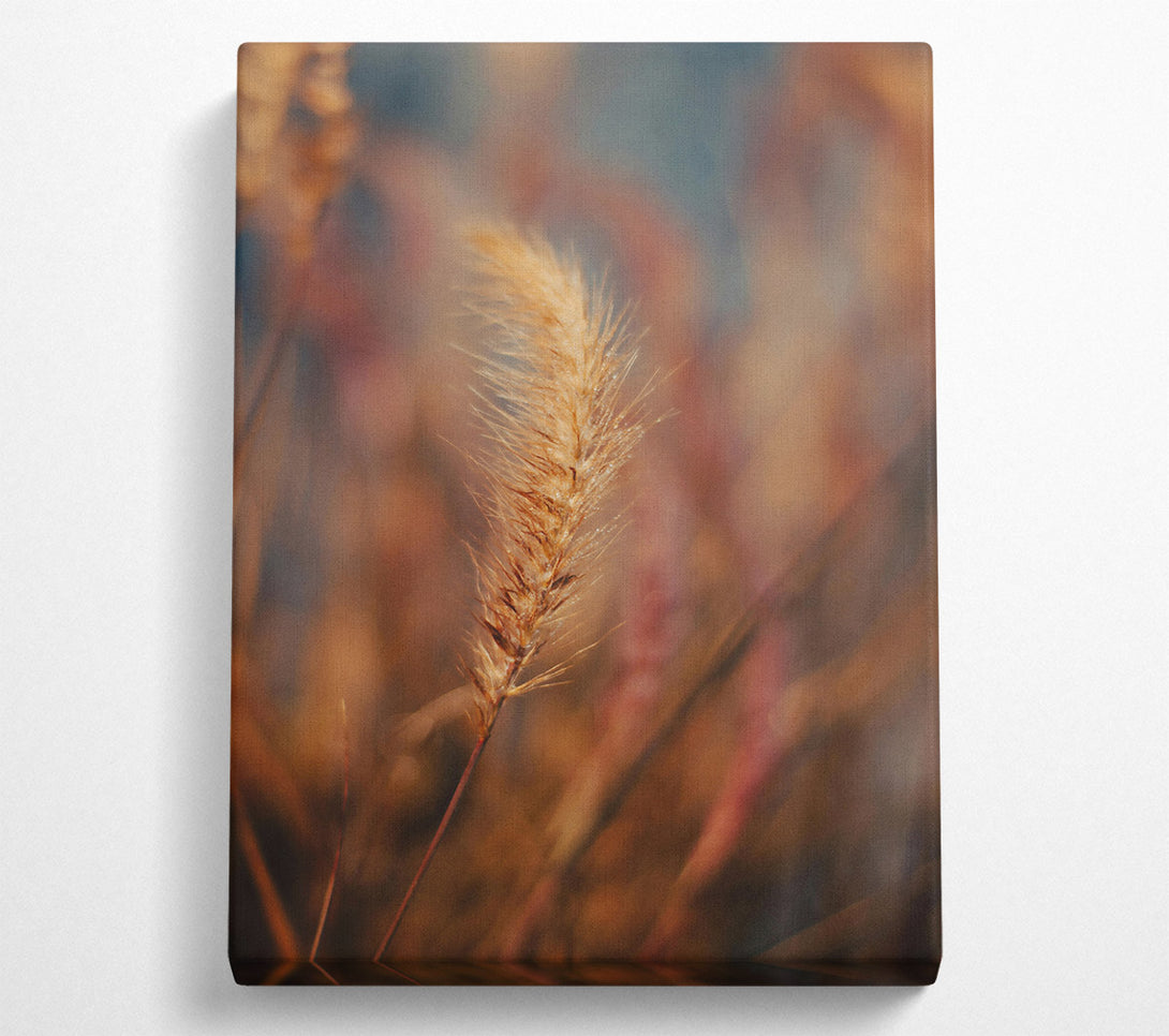  A Canvas Print of Golden Whispers Of Fall Canvas Print