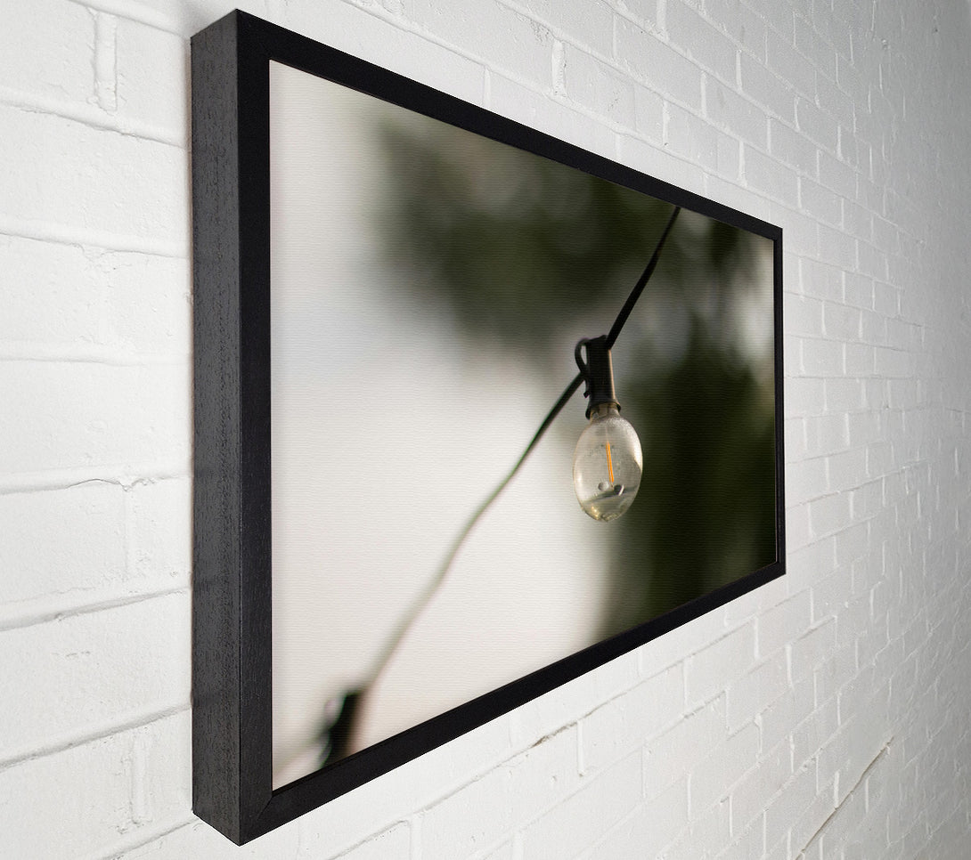  A Canvas Print of Green Light Glow Canvas Art