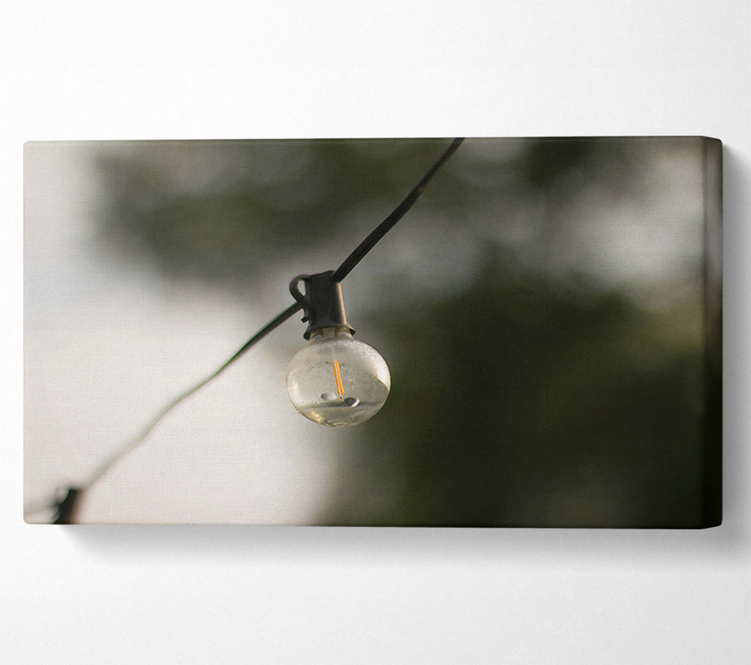  A Canvas Print of Green Light Glow Canvas Art