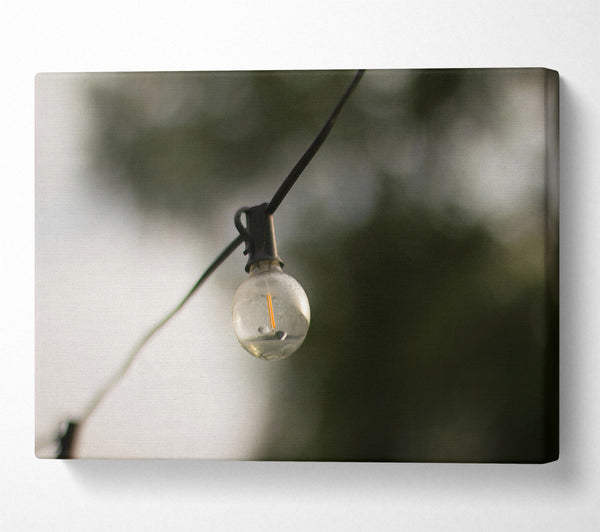  A Canvas Print of Green Light Glow Canvas Art