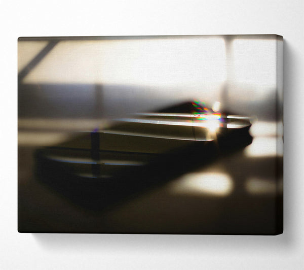  A Canvas Print of Black Light Reflections Canvas Print