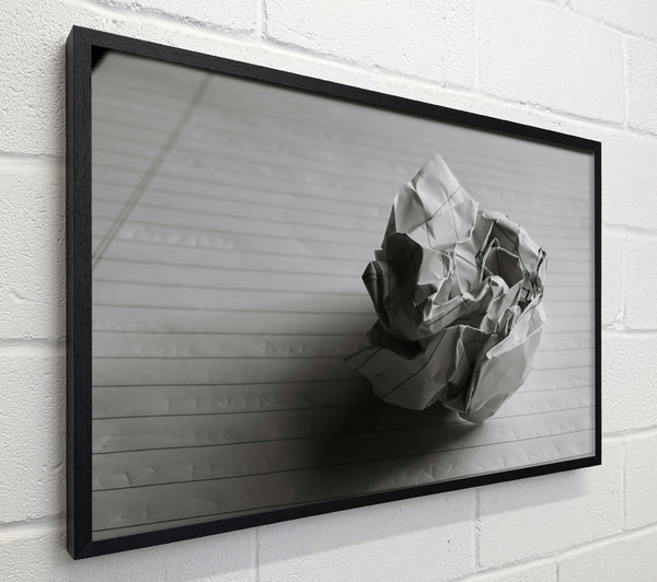 White Crumpled Paper Ball