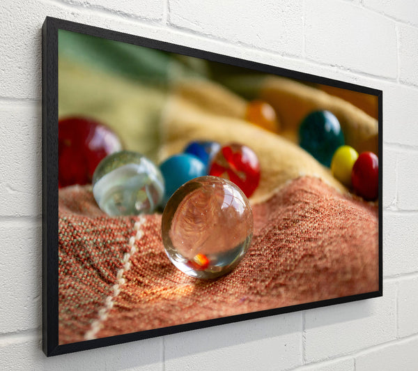 Red Fabric Marbles