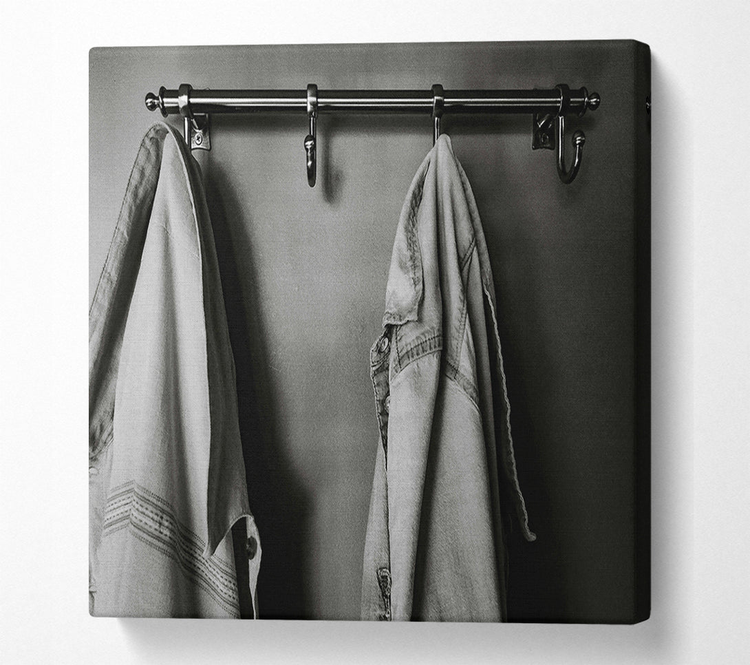  A Canvas Print of Grey Hanging Shadows Canvas Art