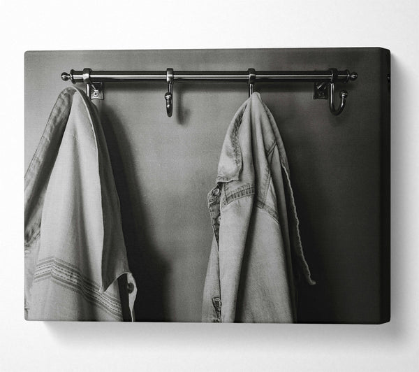  A Canvas Print of Grey Hanging Shadows Canvas Art