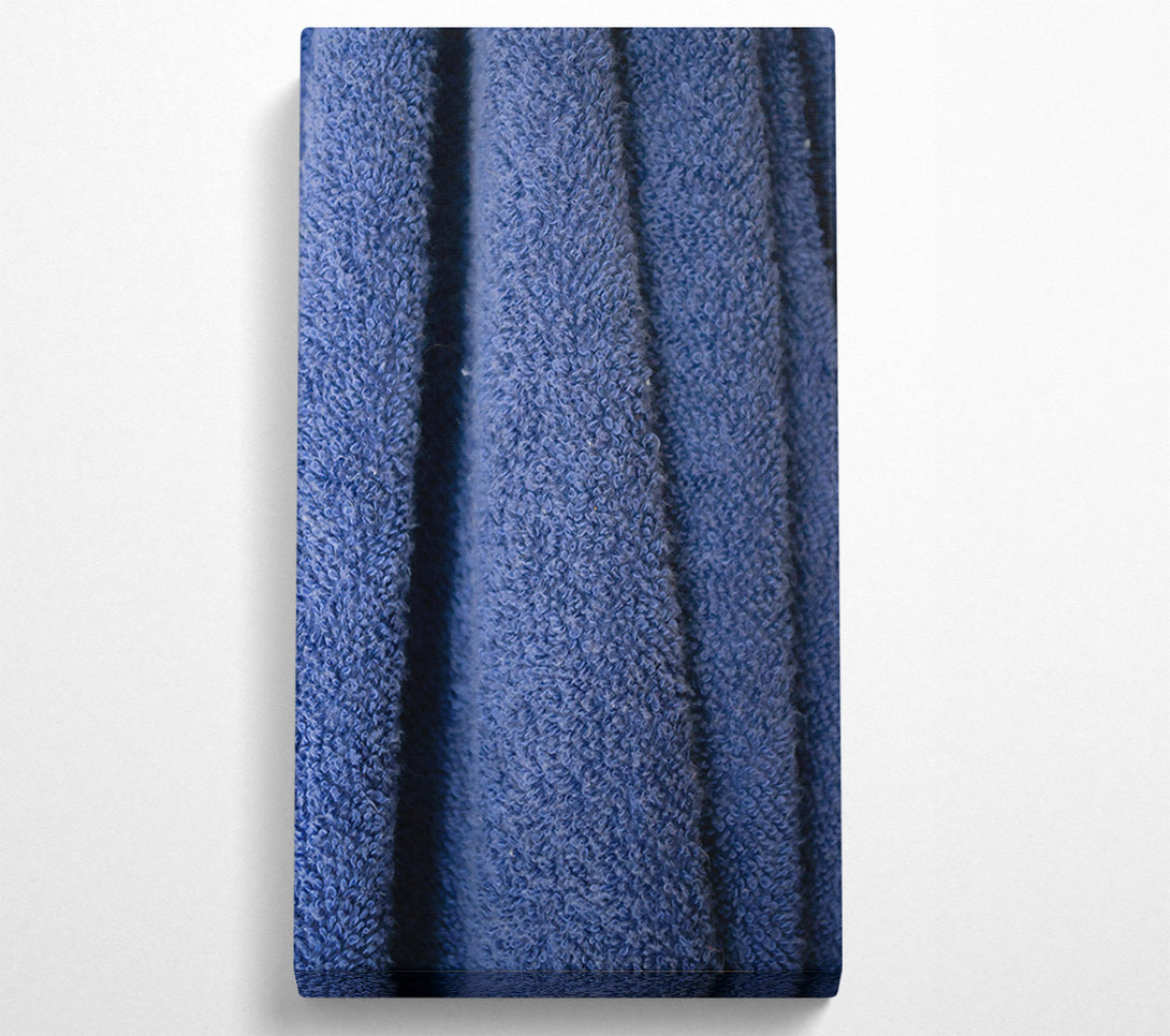  A Canvas Print of Indigo Terry Cloth Canvas Print
