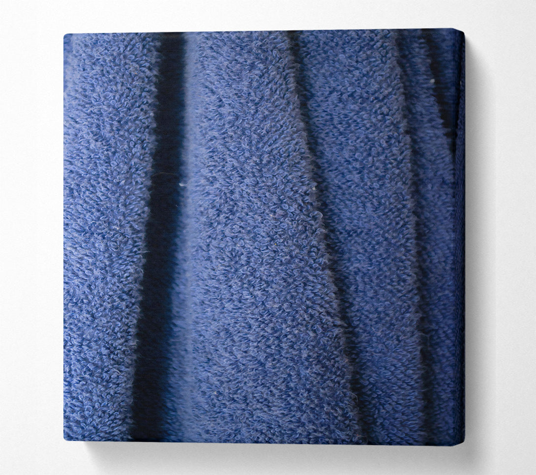  A Canvas Print of Indigo Terry Cloth Canvas Print