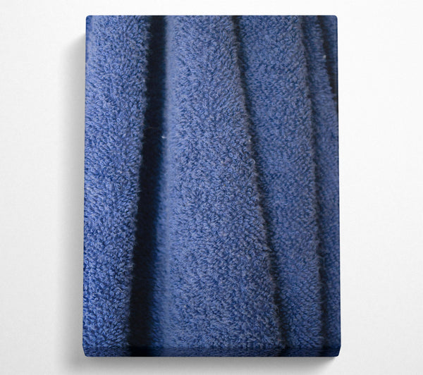  A Canvas Print of Indigo Terry Cloth Canvas Print