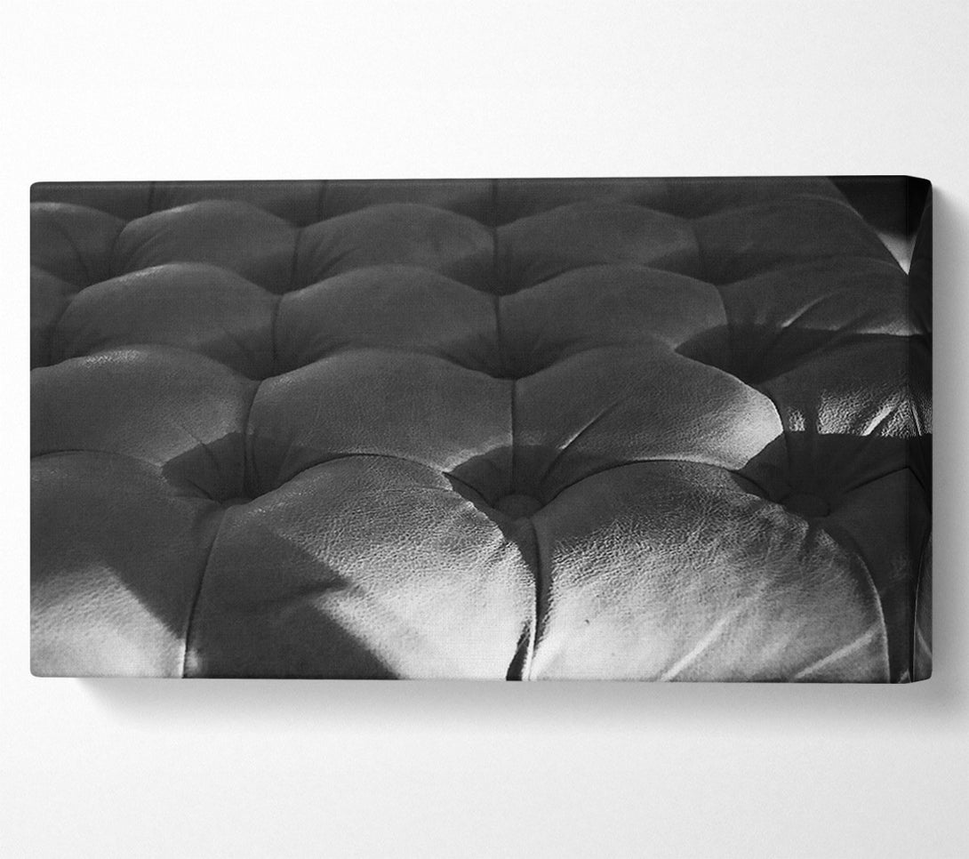  A Canvas Print of Gray Buttoned Texture Canvas Wall Art