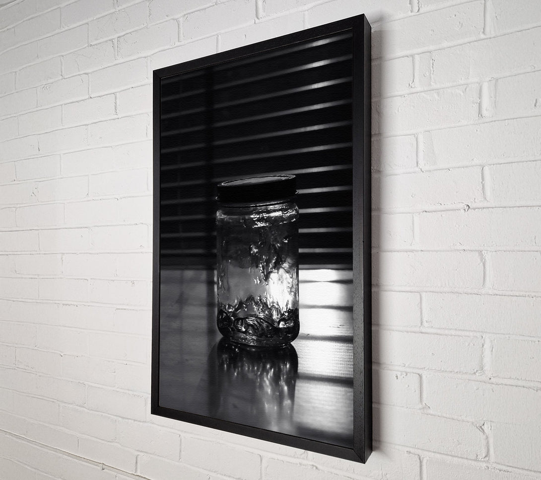  A Canvas Print of Silver Jar Of Light Canvas Wall Art