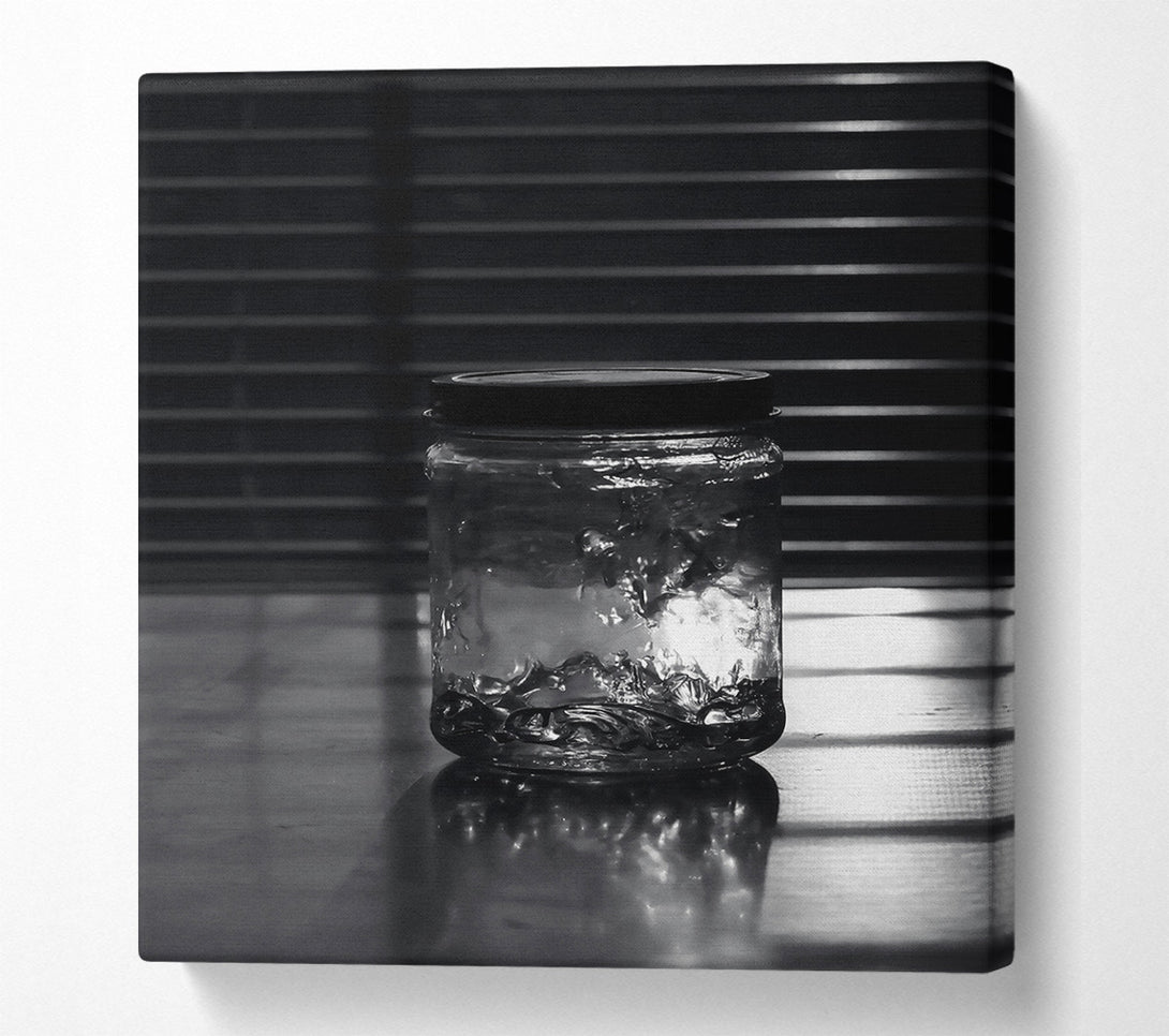  A Canvas Print of Silver Jar Of Light Canvas Wall Art