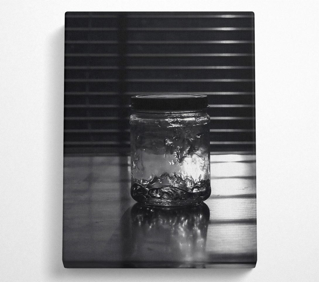 A Canvas Print of Silver Jar Of Light Canvas Wall Art