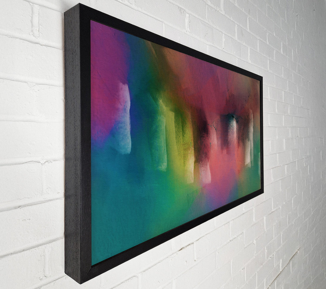  A Canvas Print of Crimson And Green Hues Canvas Wall Art