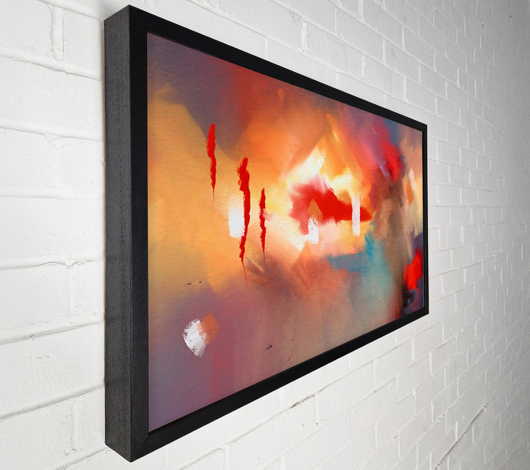  A Canvas Print of Crimson And Gold Dreams Canvas Print
