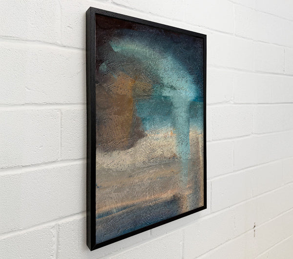 Teal Abstract Layers