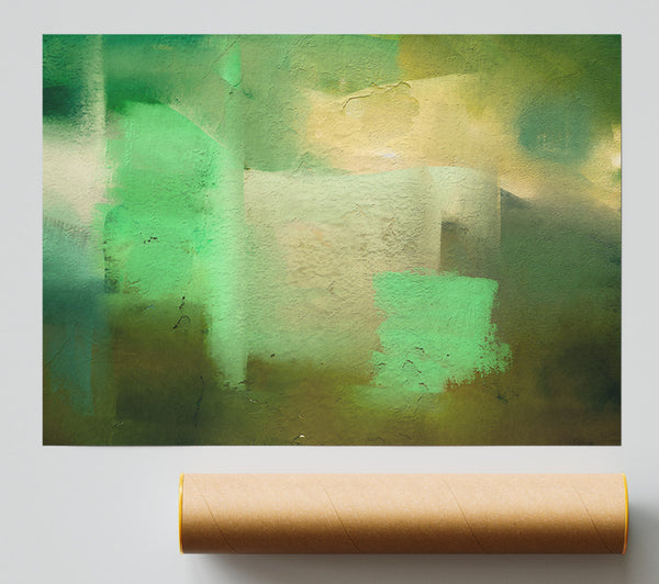 Green Abstract Layers