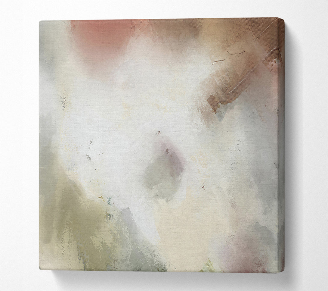  A Canvas Print of Pale Rose Abstractions Canvas Print
