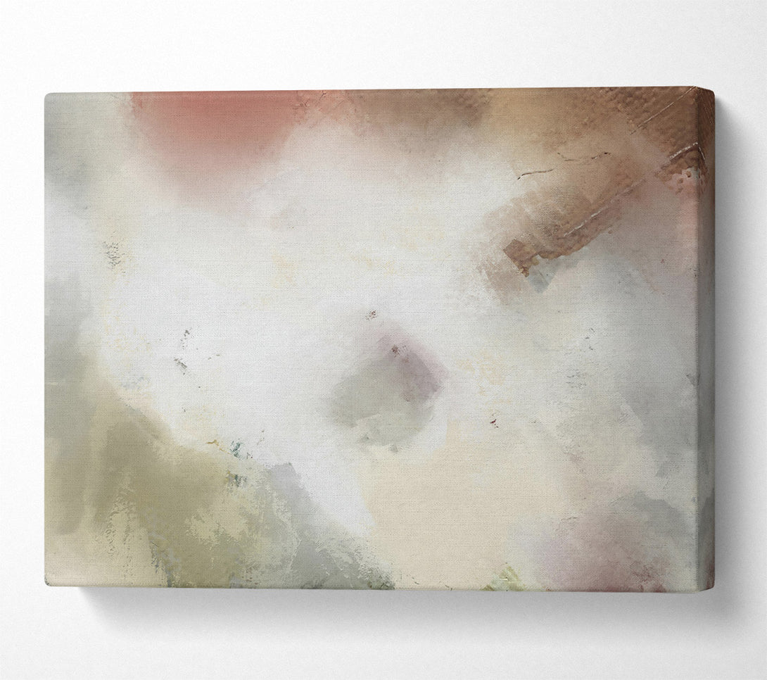  A Canvas Print of Pale Rose Abstractions Canvas Print