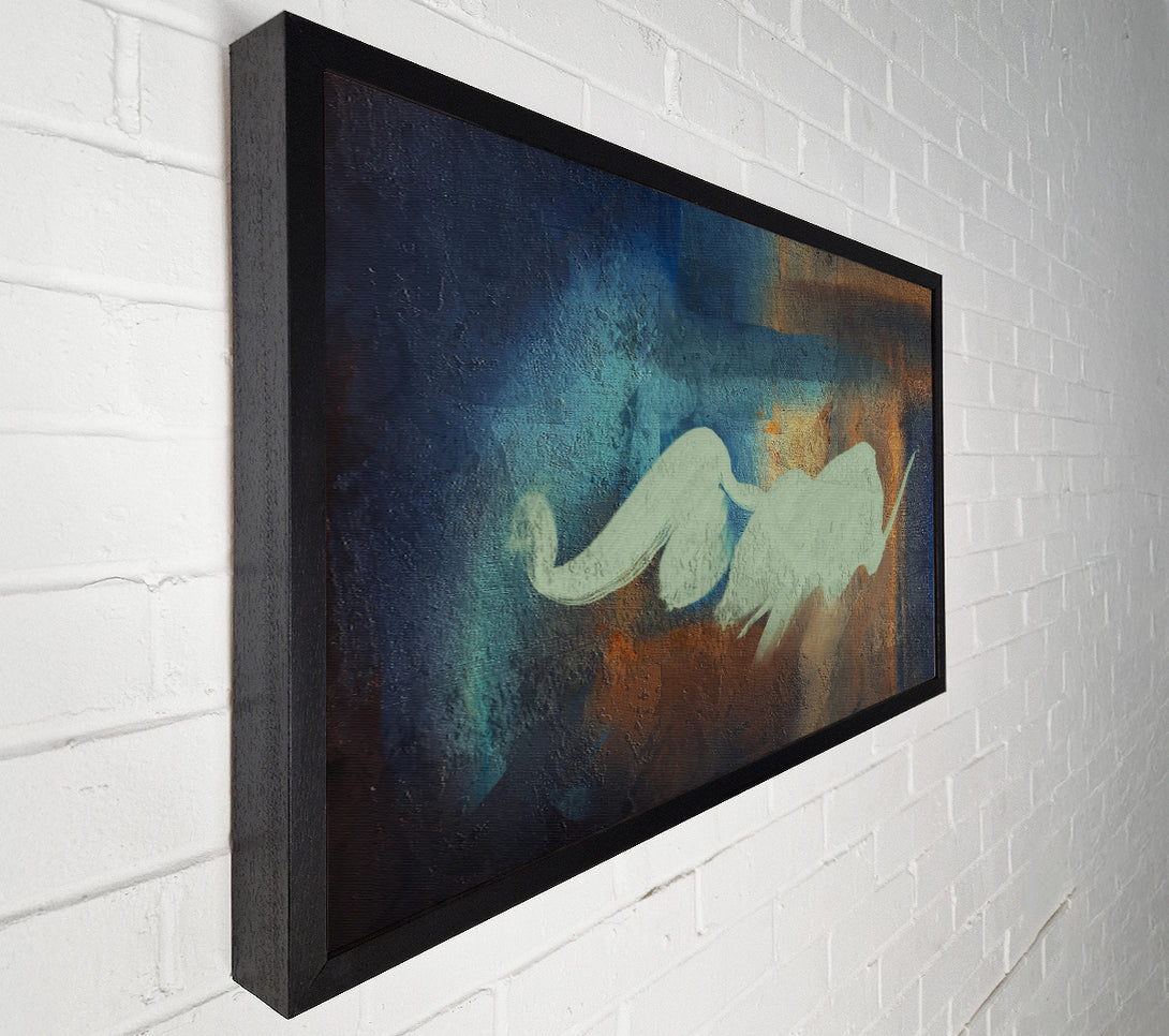  A Canvas Print of Seafoam Abstract Dreams Canvas Art