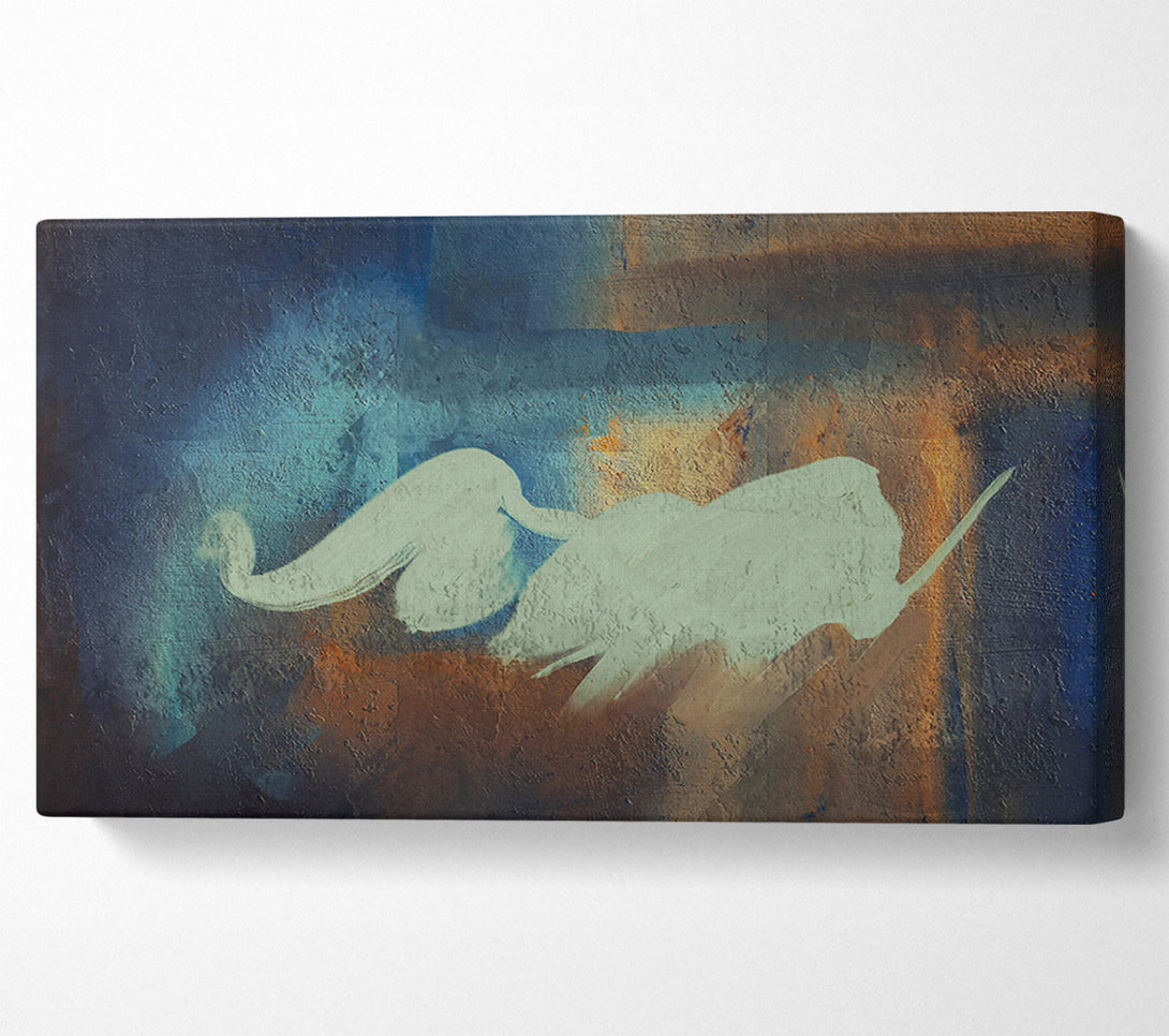  A Canvas Print of Seafoam Abstract Dreams Canvas Art